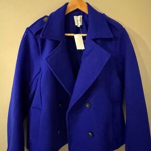 Women's Blue Peacoat
